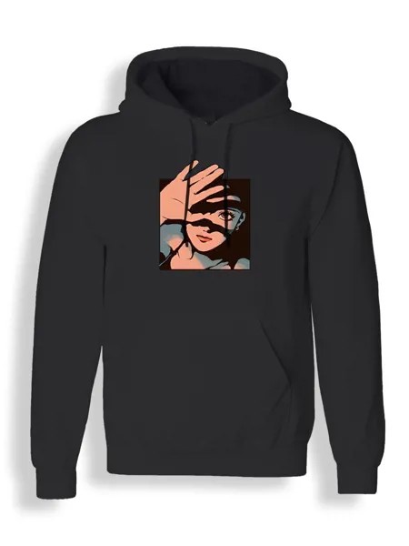 Худи унисекс СувенирShop Девушка/Аниме/Японский стиль 30 черное 4XL