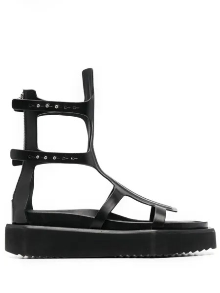 Rick Owens сандалии Turbo Cyclops Spartan, черный