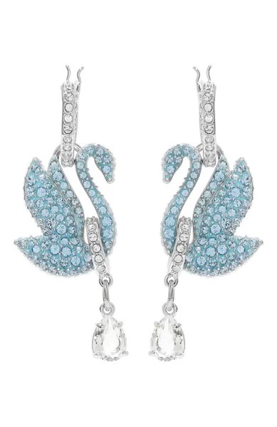 Серьги Swan Swarovski