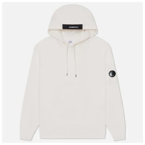 Мужская толстовка C.P. Company Logo Hoodie Diagonal Raised Fleece белый, Размер S