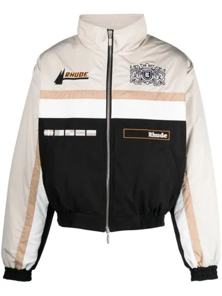 RHUDE бомбер Yachting, нейтральный цвет