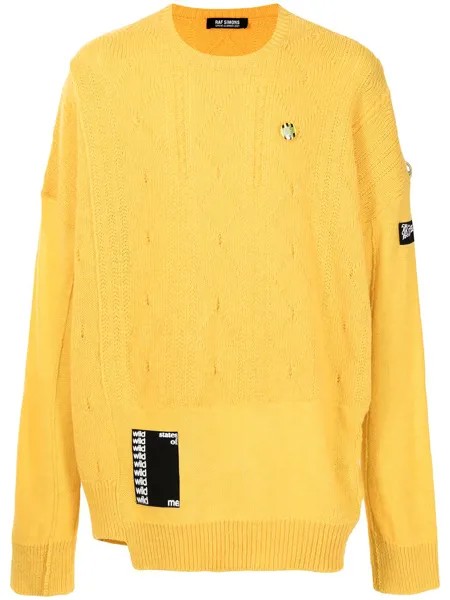 Raf Simons джемпер с нашивкой