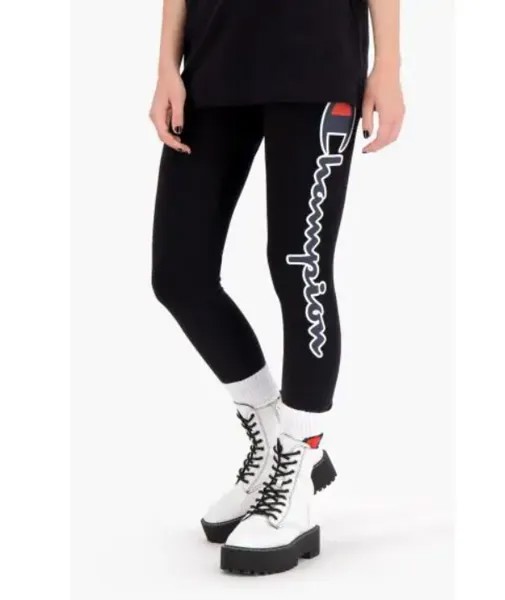 Леггинсы женские Champion 114560-KK001 черные S