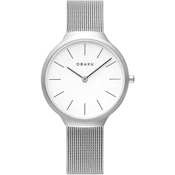 Наручные часы женские Obaku V240LXCWMC серебристые