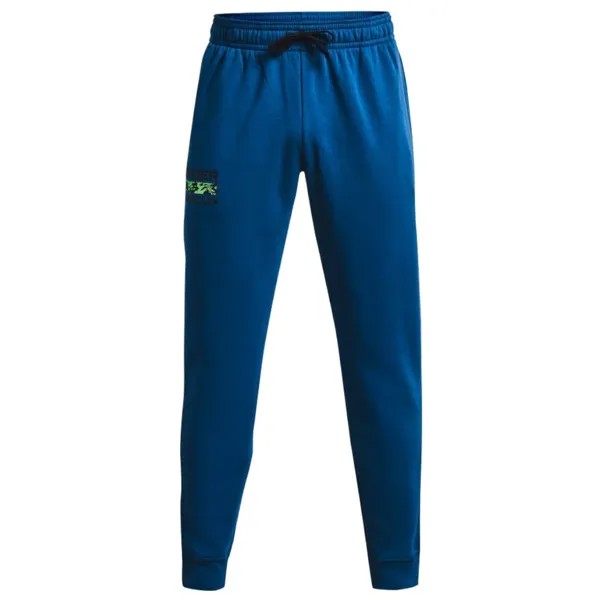 Брюки Under Armour Rival Fleece Signature Sweatpants, синий