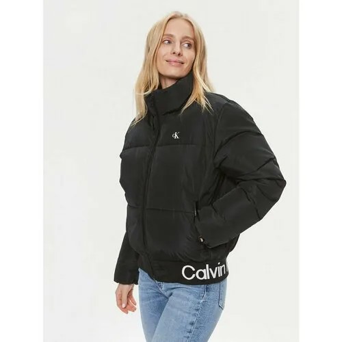 Пуховик Calvin Klein Jeans, размер XS [INT], черный