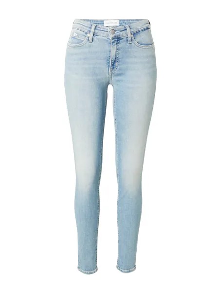 Узкие джинсы Calvin Klein, синий