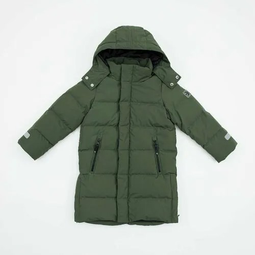 Куртка КОТОФЕЙ, размер 104, зеленый
