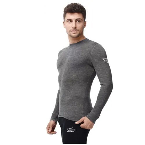 Футболка мужская NORVEG Soft T-Shirt серый меланж, размер S