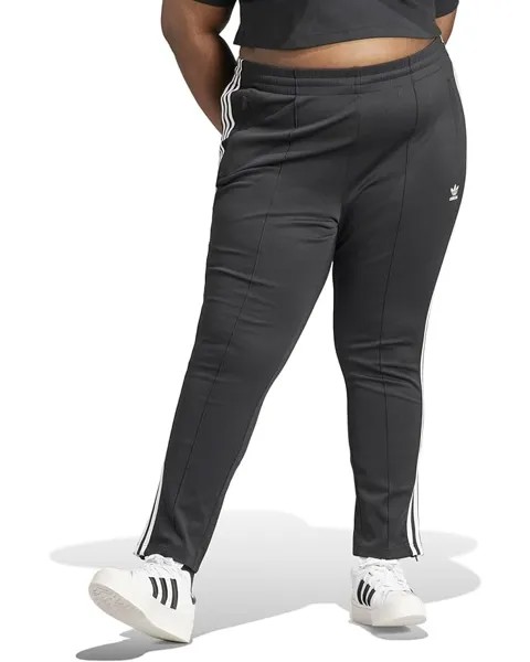 Брюки adidas Originals Plus Size Superstar Track, цвет Black 1
