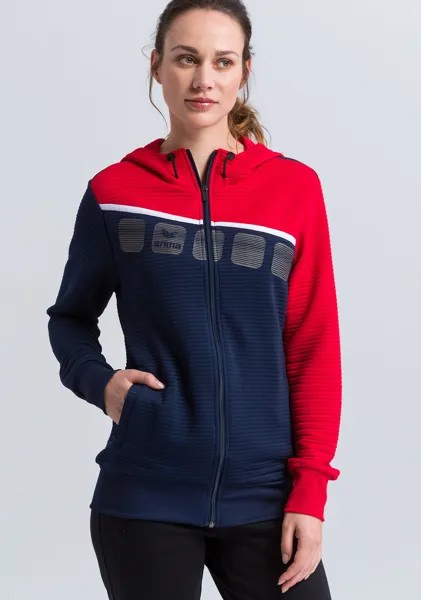 Спортивная куртка erima 5-C, цвет new navy/rot/weiss