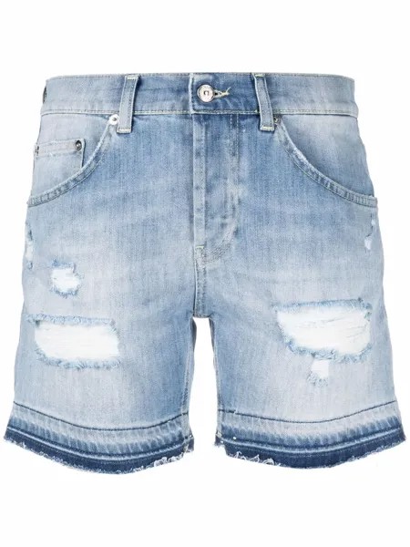 DONDUP джинсовые шорты с эффектом потертости