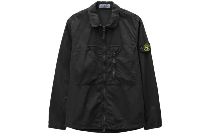 STONE ISLAND Куртка унисекс, цвет Black