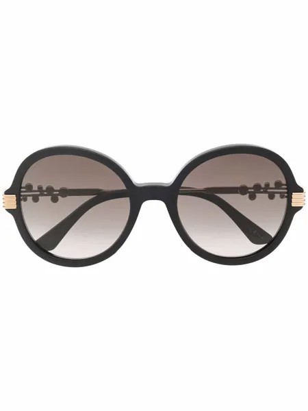 Jimmy Choo Eyewear солнцезащитные очки Andria в круглой оправе