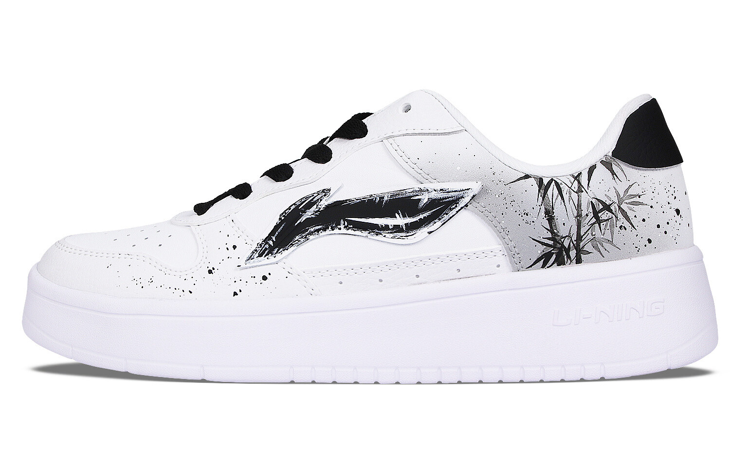Кроссовки LINING Pontoon Boats Skateboarding Shoes Women's Low-top White, белый