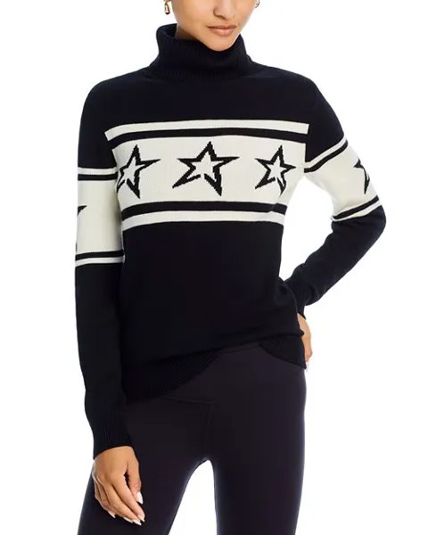 Шерстяной свитер с интарсией Chopper Star Perfect Moment, цвет Black