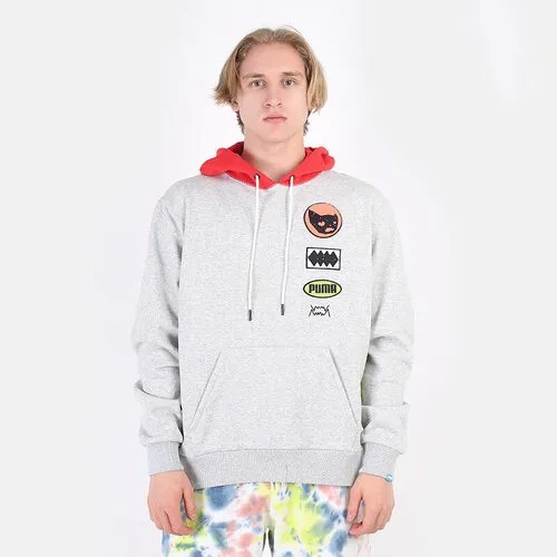 Толстовка PUMA Playbook Pullover, размер 2XL, , серый