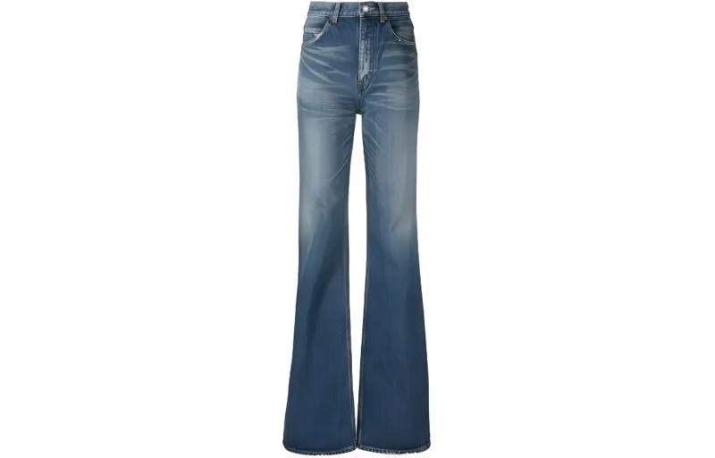 SAINT LAURENT Женские джинсы, цвет Blue