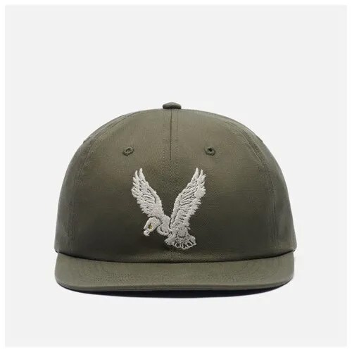 Кепка maharishi Eagle 6 Panel оливковый , Размер ONE SIZE