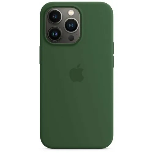 Apple IPhone 13 Pro Max Silicone Case with MagSafe Clover Силиконовый чехол MagSafe для IPhone 13 Pro Max цвета «зеленый клевер»