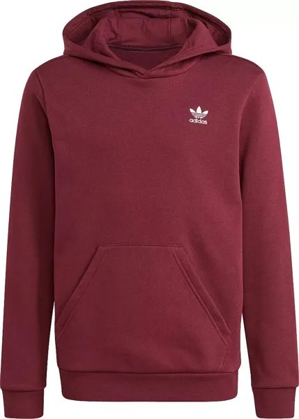 Adidas Молодежная худи Adicolor, бордовый