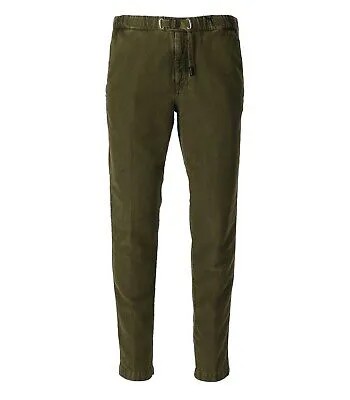 White Sand Greg Military Green Trousers Man