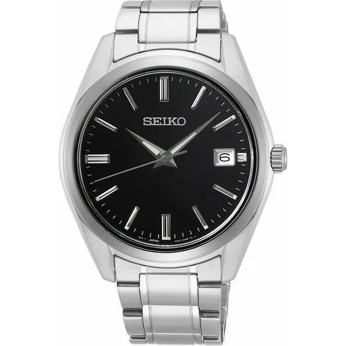 Наручные часы SEIKO SUR311P1, черный