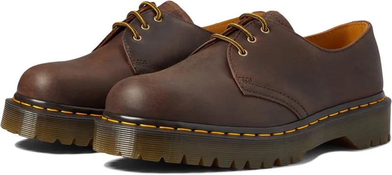 Оксфорды 1461 Bex Dr. Martens, цвет Dark Brown Crazy Horse