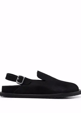 Jil Sander шлепанцы с ремешком на пятке