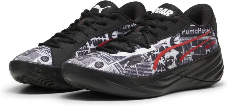 Кроссовки PUMA All-Pro Nitro, цвет Puma Black/Puma White/For All Time Red