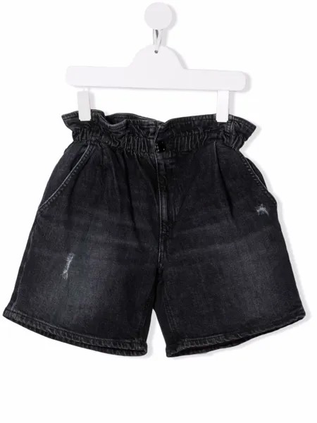 DONDUP KIDS джинсовые шорты с эластичным поясом