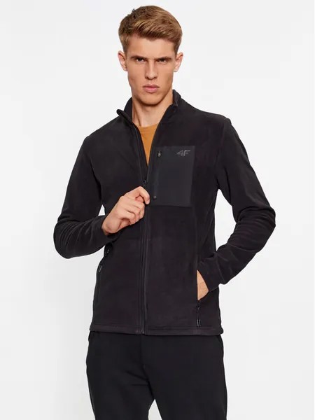 Флисовая куртка стандартного кроя 4F, черный