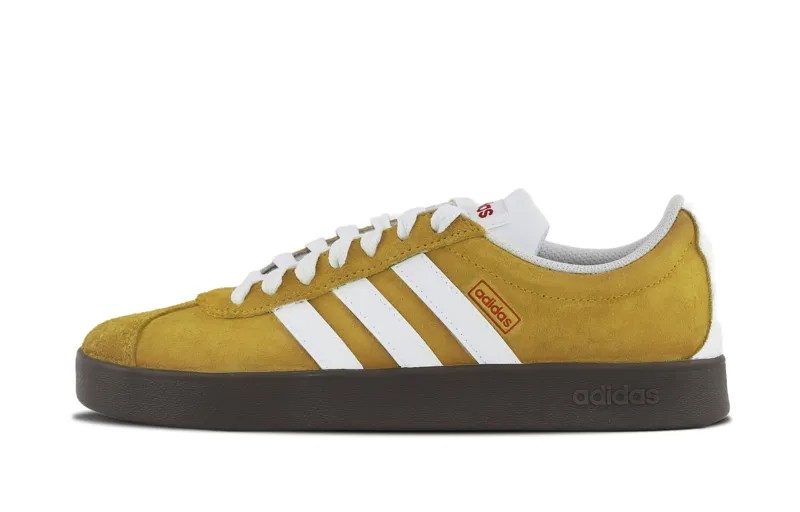 Кроссовки adidas neo Vl Court Skateboarding Shoes Unisex Low-top Yellow/White, желтый
