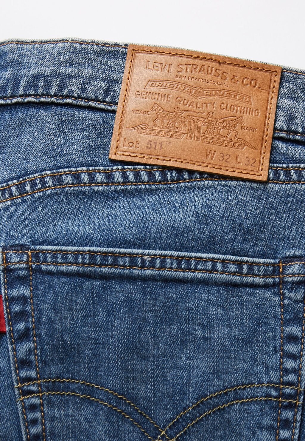 Джинсы узкого кроя 511 SLIM Levi's, синий деним