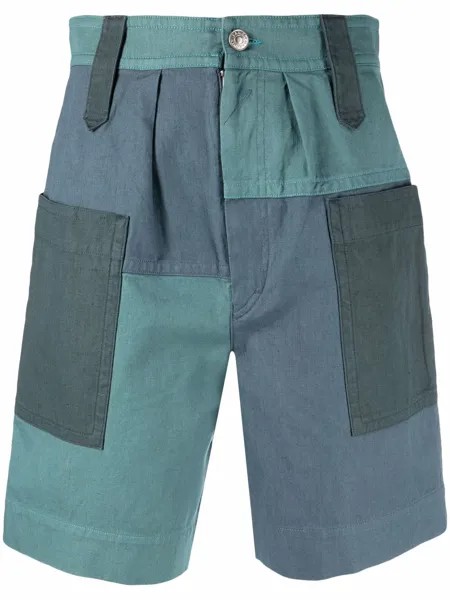 Isabel Marant Étoile шорты в технике пэчворк