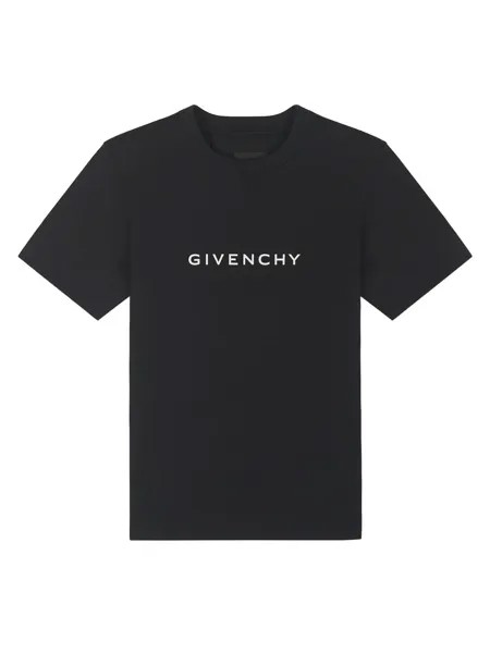 Узкая футболка с круглым вырезом Givenchy, черный