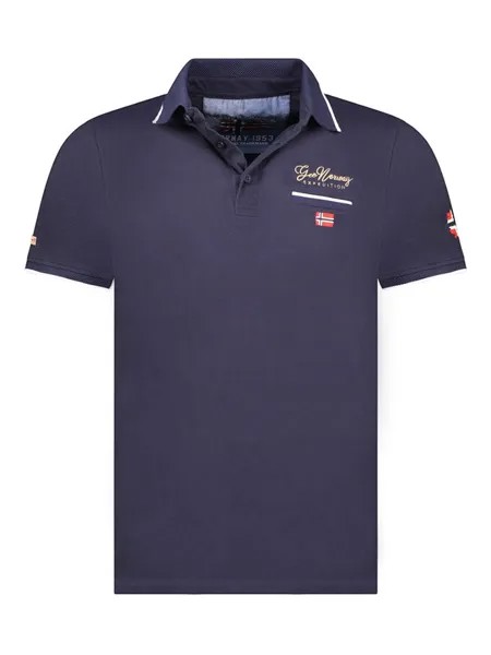 Футболка поло Geographical Norway, темно-синий
