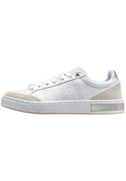 Кроссовки низкие COURT BLOCK K-SWISS, цвет white alyssum champagne