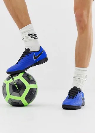 Синие кроссовки Nike Football Legend X 7 Academy Astro Turf AH7243-400-Синий