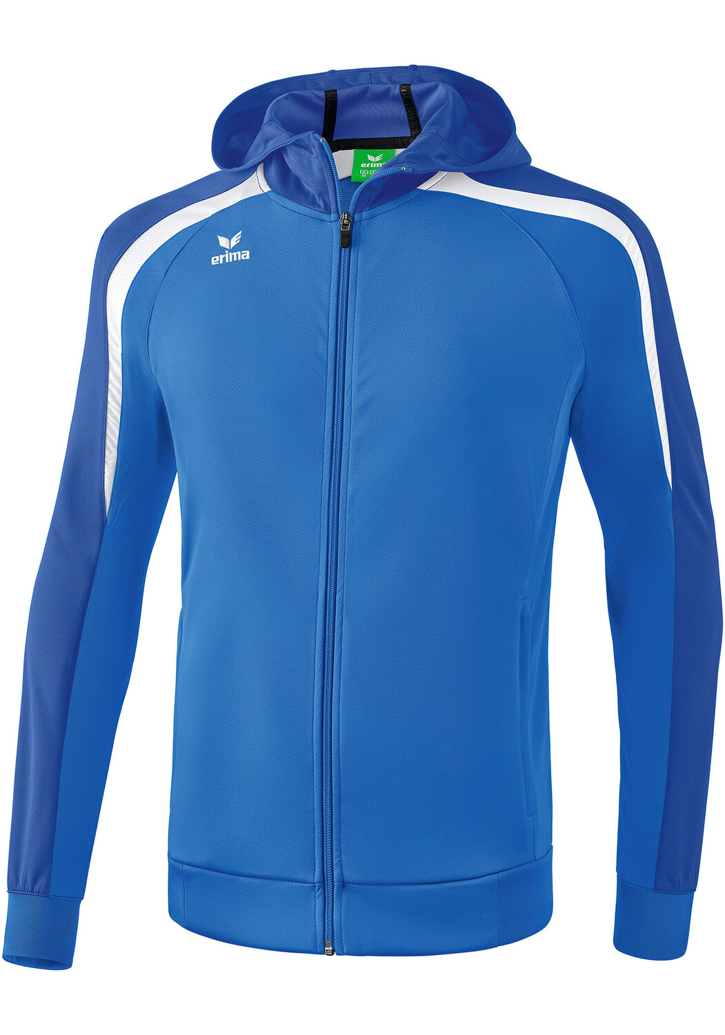 Спортивная куртка erima Liga 2.0 mit Kapuze, цвет new royal/true blue/weiss