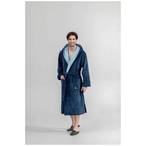 Халат  Togas, размер XL, синий, голубой