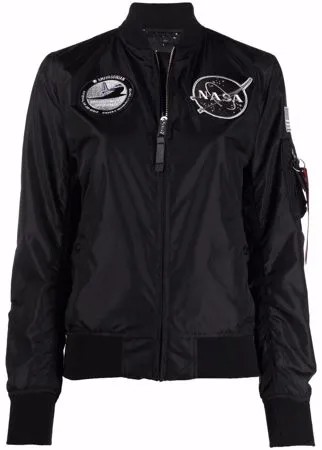 Alpha Industries куртка с нашивками NASA