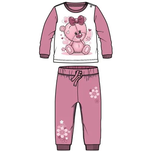 Комплект для девочки: свитшот, брюки PlayToday