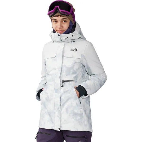Парка powder maven Mountain Hardwear, цвет glacial ice dye print