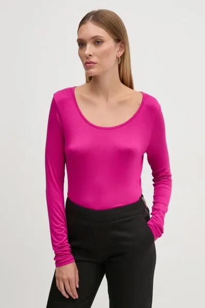 Лонгслив United Colors of Benetton, розовый