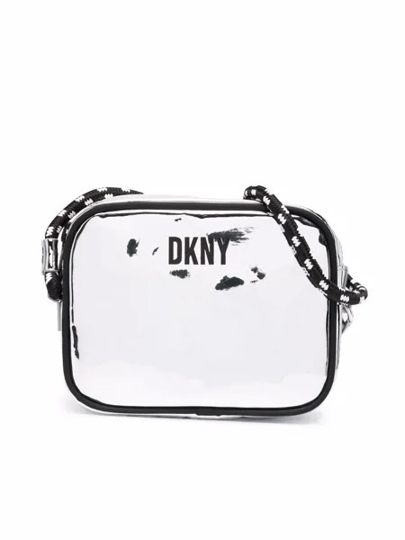 Dkny Kids сумка на плечо с эффектом металлик