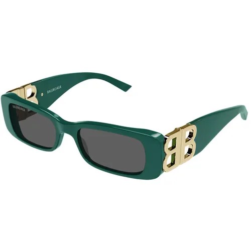 Солнцезащитные очки BALENCIAGA, зеленый