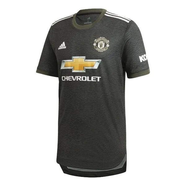 Футболка manchester united 20 21 выездная подлинная футболка Adidas, зеленый