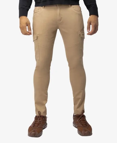 Мужские брюки-чиносы узкого кроя с карманами-карго X-Ray