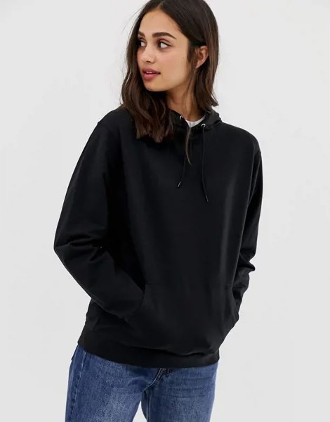 Худи черного цвета ASOS DESIGN-Черный цвет